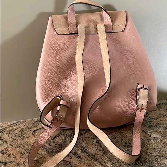 Coccinelle Logo-Plaque Calf Leather Backpack - Picture 5 of 7